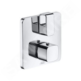 Axor Urquiola - Thermostat encastré avec vanne d’arrêt, chrome 11732000