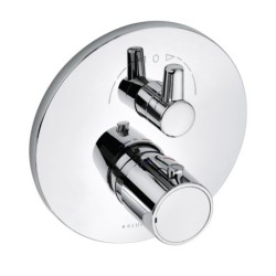 Kludi Zenta - Mitigeur thermostatique de baignoire encastré, chrome 388300545