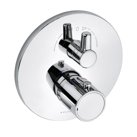 Kludi Zenta - Mitigeur thermostatique de baignoire encastré, chrome 388300545