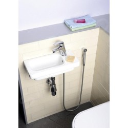Sapho Robinetterie - Mitigeur de lavabo, avec douchette de bidet manuelle, chrome 1209-05