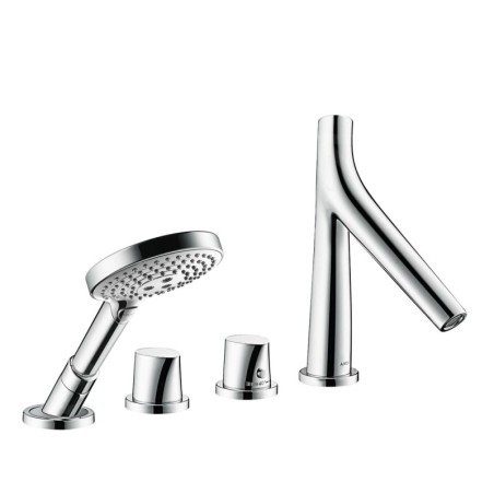 Axor Starck Organic - Mitigeur thermostatique 4 trous sur plage de carrelage, chrome 12426000