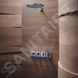 Axor Starck Organic - Mitigeur thermostatique encastré haut débit, chrome 12711000