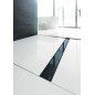 Alcadrain Grilles - Grille pour caniveau de douche linéaire 850 mm, verre/noir GL1204-850 Alcadrain Grilles - Grille pour caniveau de douche linéaire 850 mm, verre/noir GL1204-850