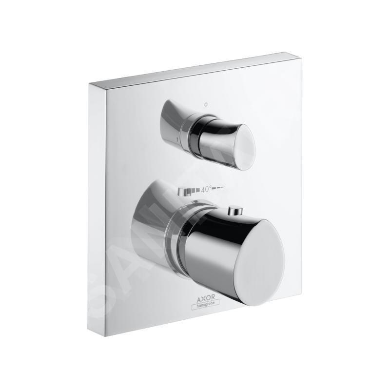 Axor Starck Organic - Mitigeur thermostatique encastré avec vanne d’arrêt, chrome 12715000