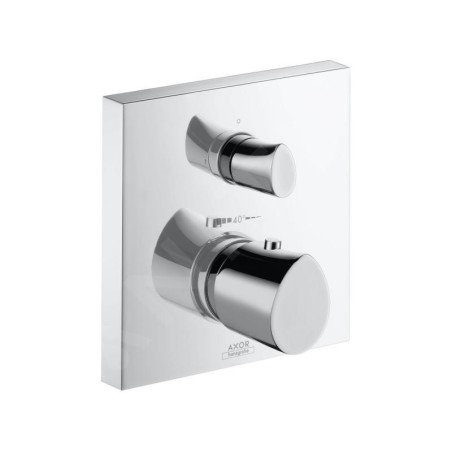 Axor Starck Organic - Mitigeur thermostatique encastré avec vanne d’arrêt, chrome 12715000