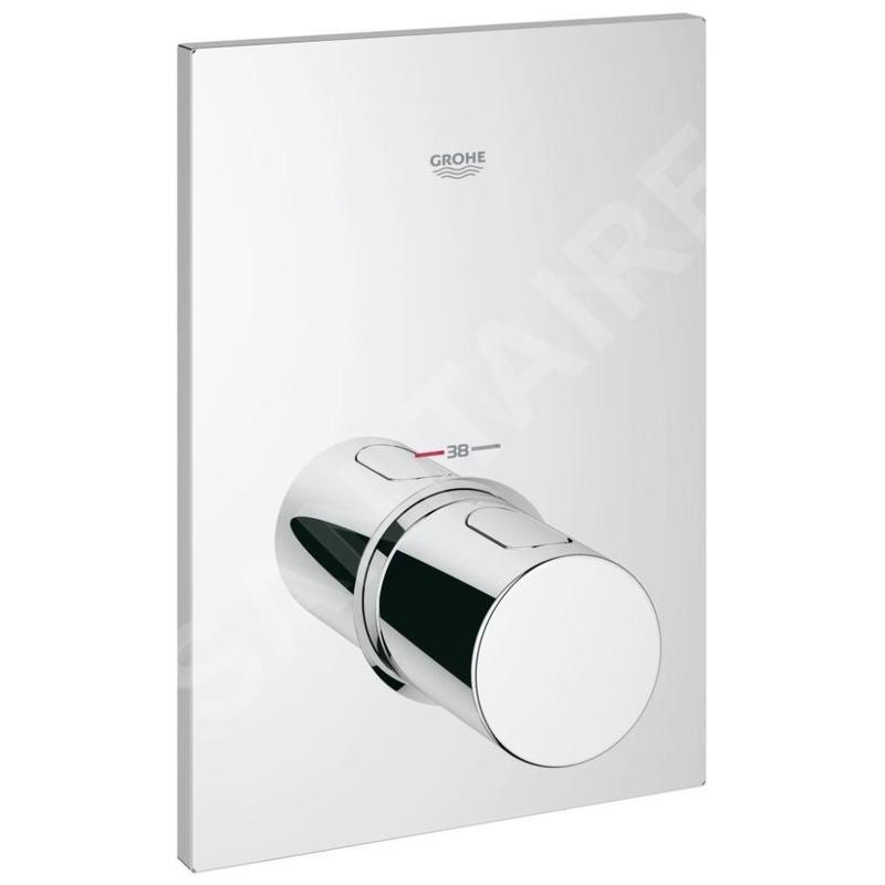 Grohe Grohtherm F - Mitigeur thermostatique central encastré, chrome 27619000