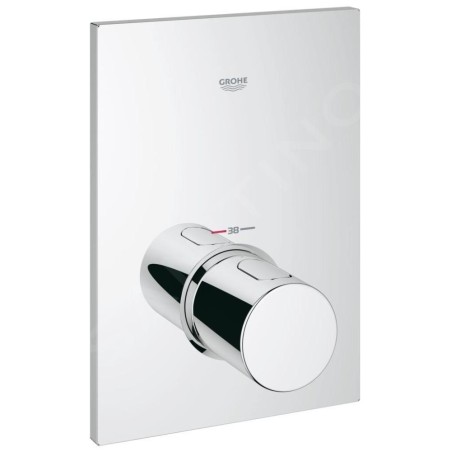 Grohe Grohtherm F - Mitigeur thermostatique central encastré, chrome 27619000