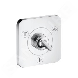 Axor Citterio E - Trio / Quattro, soupape encastrée, obturateur et inverseur, chrome 36772000