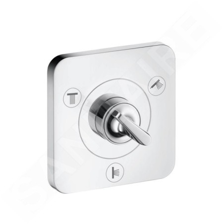 Axor Citterio E - Trio / Quattro, soupape encastrée, obturateur et inverseur, chrome 36772000