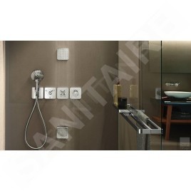 Axor Citterio E - Trio / Quattro, soupape encastrée, obturateur et inverseur, chrome 36772000