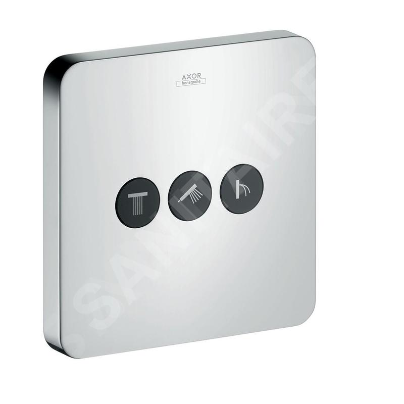 Axor ShowerSelect - Vanne d’arrêt / inverseur pour 3 sorties, chrome 36773000