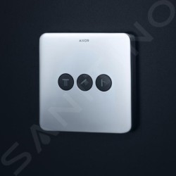Axor ShowerSelect - Vanne d’arrêt / inverseur pour 3 sorties, chrome 36773000