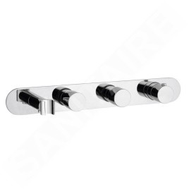 Sapho Robinetterie - Mitigeur thermostatique encastré pour 2 sorties, chrome MB623