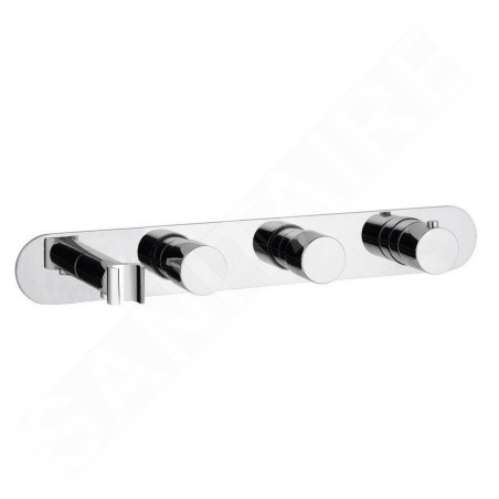 Sapho Robinetterie - Mitigeur thermostatique encastré pour 2 sorties, chrome MB623