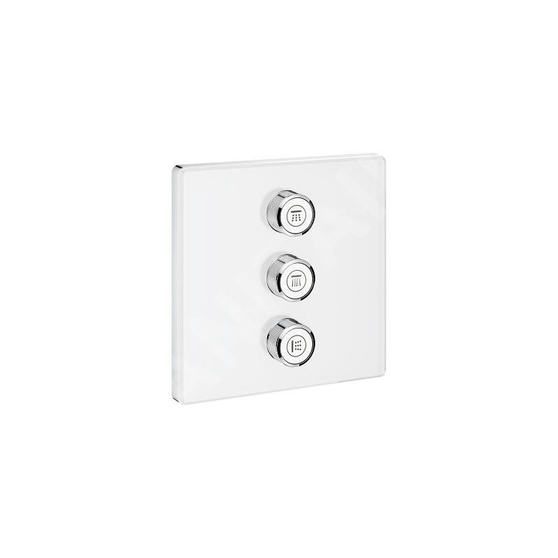Grohe Grohtherm SmartControl - Robinet encastré pour 3 sorties, blanc lunaire 29158LS0