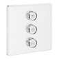 Grohe Grohtherm SmartControl - Robinet encastré pour 3 sorties, blanc lunaire 29158LS0