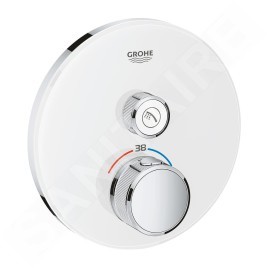 Grohe Grohtherm SmartControl - Mitigeur thermostatique encastré de douche avec 1 sortie, blanc lunaire 29150LS0