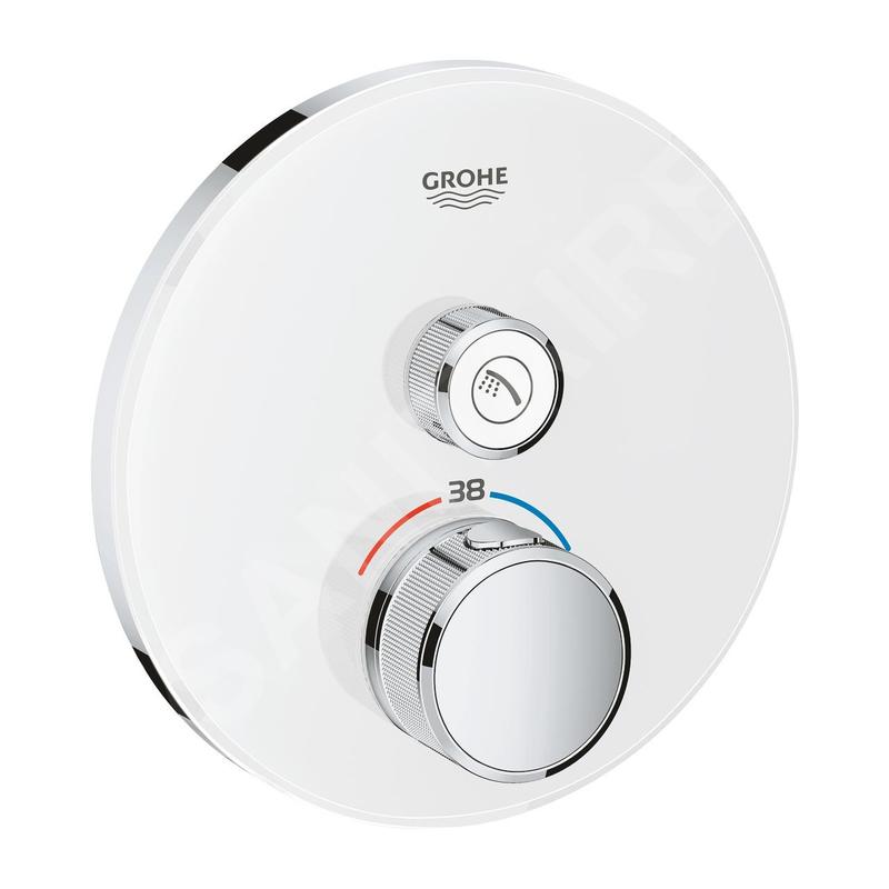 Grohe Grohtherm SmartControl - Mitigeur thermostatique encastré de douche avec 1 sortie, blanc lunaire 29150LS0