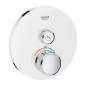 Grohe Grohtherm SmartControl - Mitigeur thermostatique encastré de douche avec 1 sortie, blanc lunaire 29150LS0