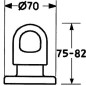 Hansa Lux - Vanne encastrée, chrome 02289135