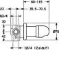 Hansa Accessoires - Vanne multivoies à encastrer, chrome 02879135