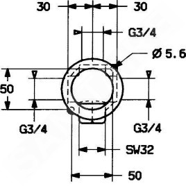 Hansa Accessoires - Vanne multivoies à encastrer, chrome 02879135