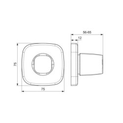 Hansa Living - Vanne encastrée, chrome 02288183