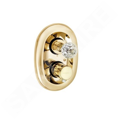 Kludi Adlon - Mitigeur de douche thermostatique encastré, doré 5172045G4