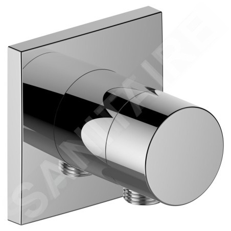 Keuco IXMO - Robinet d'arrêt encastré, avec raccord de tuyau, chrome 59541010102