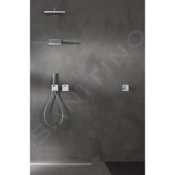 Keuco IXMO - Robinet d'arrêt encastré, avec raccord de tuyau et support de douche, chrome 59541010202