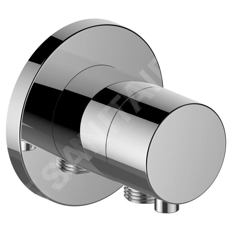 Keuco IXMO - Robinet d'arrêt encastré, avec raccord de tuyau, chrome 59541011101