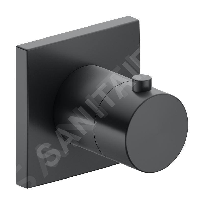 Keuco IXMO - Mitigeur thermostatique encastré, chrome noir 59553130002