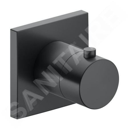 Keuco IXMO - Mitigeur thermostatique encastré, chrome noir 59553130002