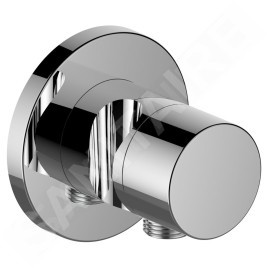 Keuco IXMO - Inverseur encastré, à 2 voies, avec raccord de tuyau et support de douche, chrome 59556010201