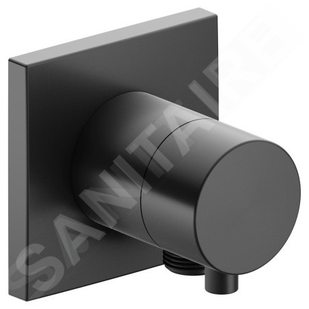 Keuco IXMO - Inverseur encastré, à 2 voies, avec raccord de tuyau, chrome noir 59556131102