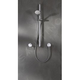 Keuco IXMO - Robinet d'arrêt et inverseur encastré, à 2 voies, avec raccord de tuyau, chrome 59557010101