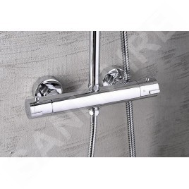 Aqualine Douches - Set de douche avec thermostat, chrome SL533