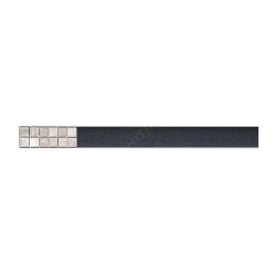 Alcadrain Grilles - Grille en acier inoxydable FLOOR 750 mm, pour l'insertion de carreaux FLOOR-750