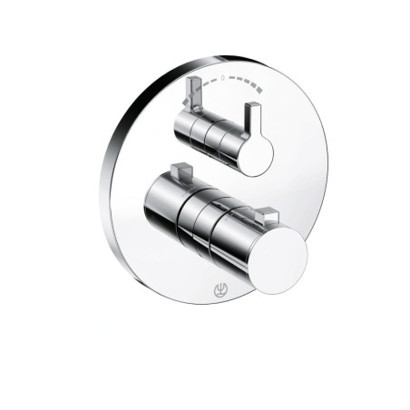 Kludi Nova Fonte - Mitigeur thermostatique encastré pour 2 sorties, chrome 208300515