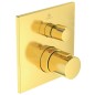 Ideal Standard CeraTherm - Mitigeur de douche thermostatique encastré, Brushed Gold A6956A2