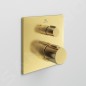 Ideal Standard CeraTherm - Mitigeur de douche thermostatique encastré, Brushed Gold A6956A2