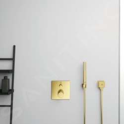 Ideal Standard CeraTherm - Mitigeur de douche thermostatique encastré, Brushed Gold A6956A2
