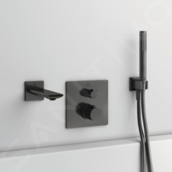 Ideal Standard CeraTherm - Mitigeur de bain thermostatique encastré, Magnetic Grey A7522A5
