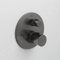 Ideal Standard CeraTherm - Mitigeur de douche thermostatique encastré, Magnetic Grey A5813A5
