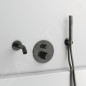 Ideal Standard CeraTherm - Mitigeur de baignoire thermostatique encastré, Magnetic Grey A5814A5