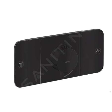 Axor One - Thermostat pour 2 appareils, noir mat 45712670