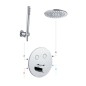 Paffoni Compact Box - Mitigeur thermostatique encastré, pour 2 sorties, inox CPT018ST Paffoni Compact Box - Mitigeur thermostatique encastré, pour 2 sorties, inox CPT018ST