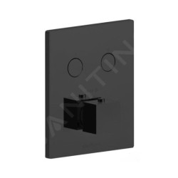 Paffoni Compact Box - Mitigeur thermostatique encastré, pour 2 sorties, noir mat CPT518NO