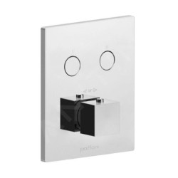 Paffoni Compact Box - Mitigeur thermostatique encastré, pour 2 sorties, chrome CPT518CR