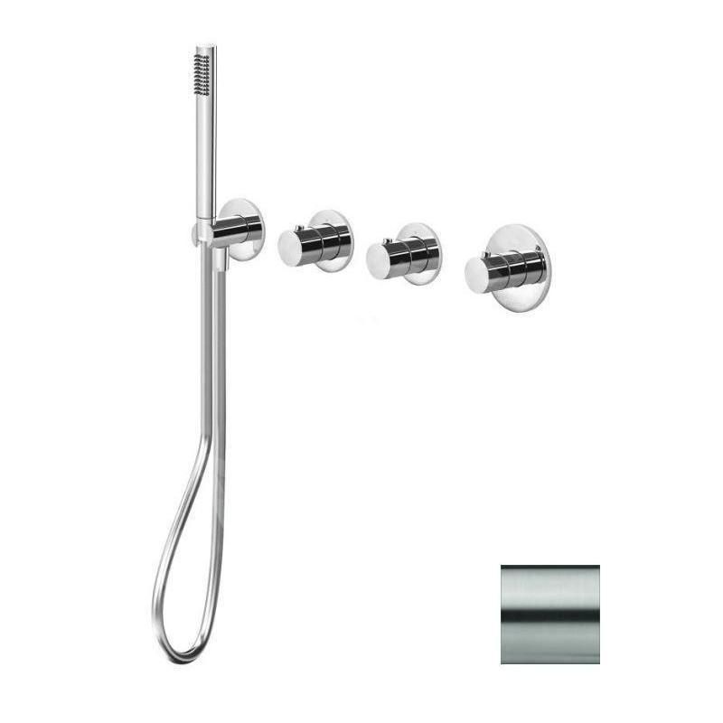Paffoni Modular Box - Mitigeur thermostatique encastré, pour 2 sorties, inox MDE000ST Paffoni Modular Box - Mitigeur thermostatique encastré, pour 2 sorties, inox MDE000ST